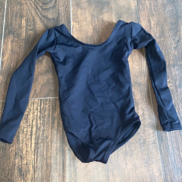 Capezio Black Leotard T/CH - Picture 1 of 2